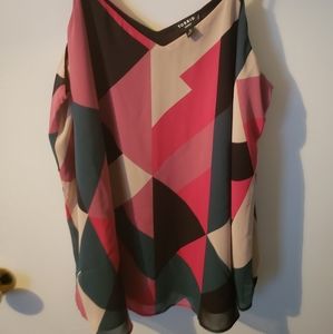 NWT Torrid Geometric swing cami size 0